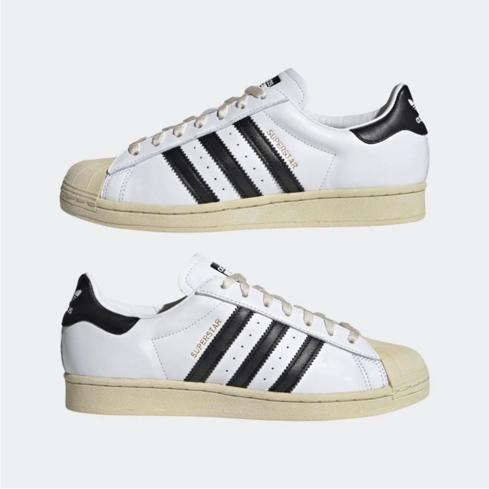 Adidas Originals Superstar in White, Black, and Blue